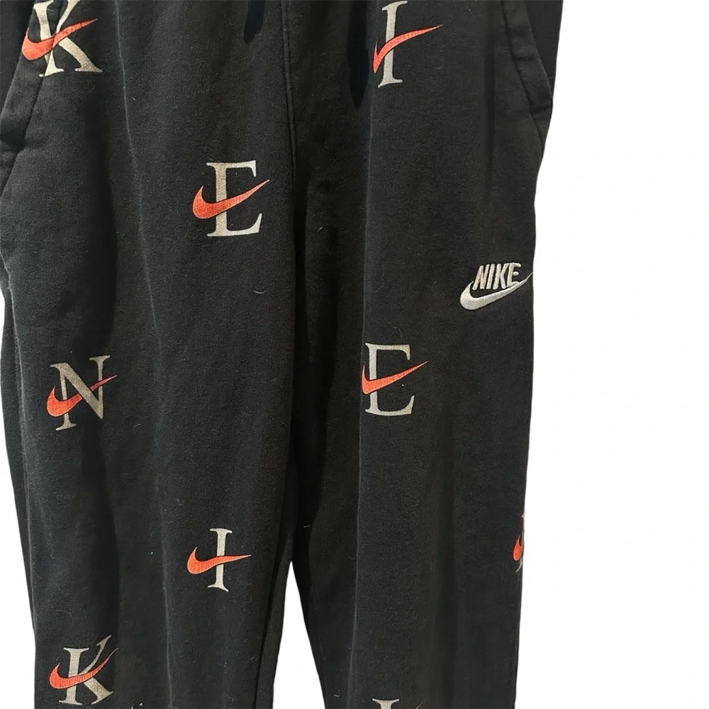 Nike Club Fleece Printed Joggers Black Kids Size‎ XL